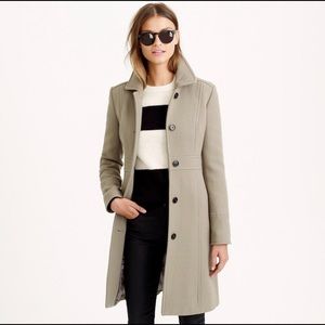 J Crew Classic Lady Day Double-cloth Wool Coat